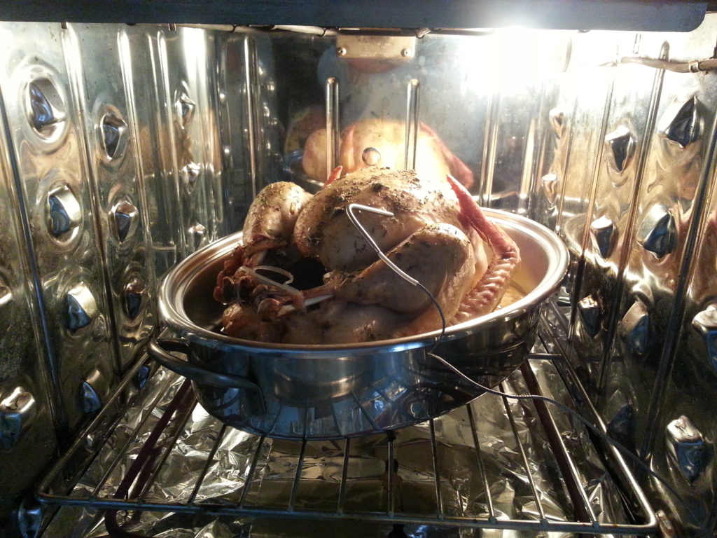 Take lid off for last 20 min. of cooking for additional browning