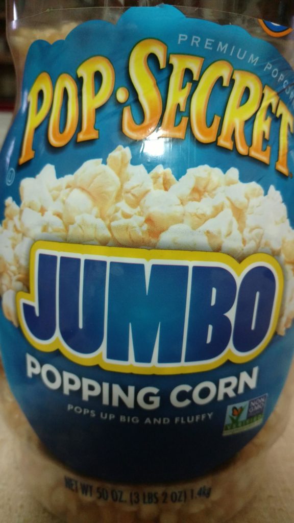 Jumbo popping corn makes the best caramel corn